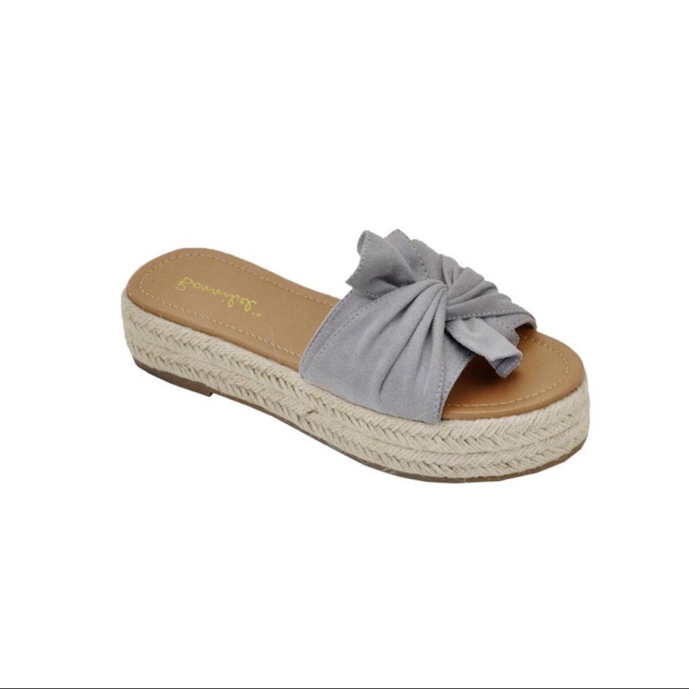 SUMMER CLEARANCE-FIRM‼️Espadrille Slip On’s-Gray - Picture 5 of 5